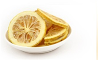 Why do lemon slices need to be lyophilized?